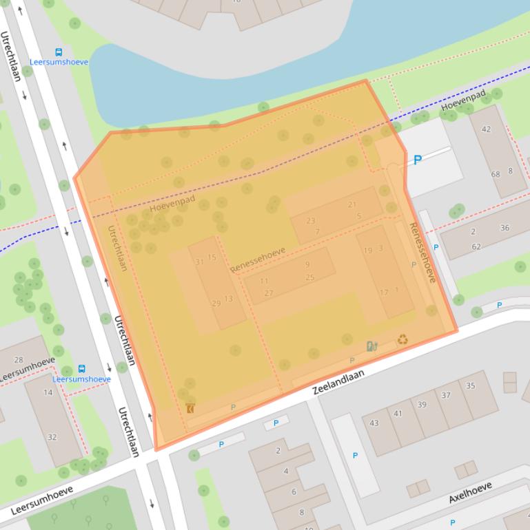 Kaart van postcodegebied 3137EE.