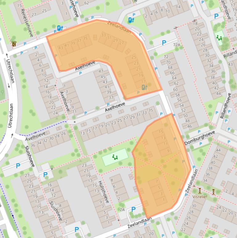 Kaart van postcodegebied 3137EP.