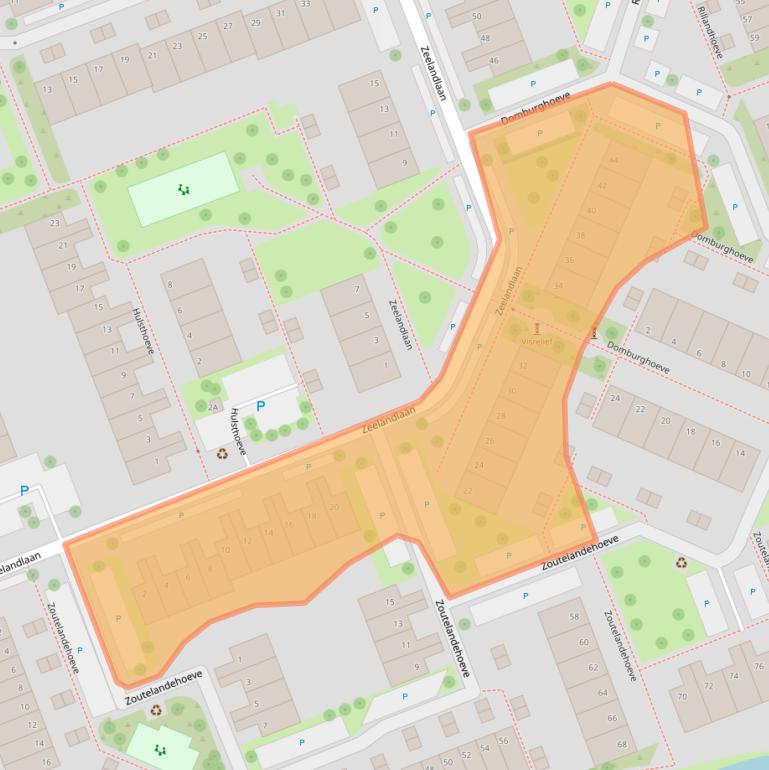 Kaart van postcodegebied 3137ER.