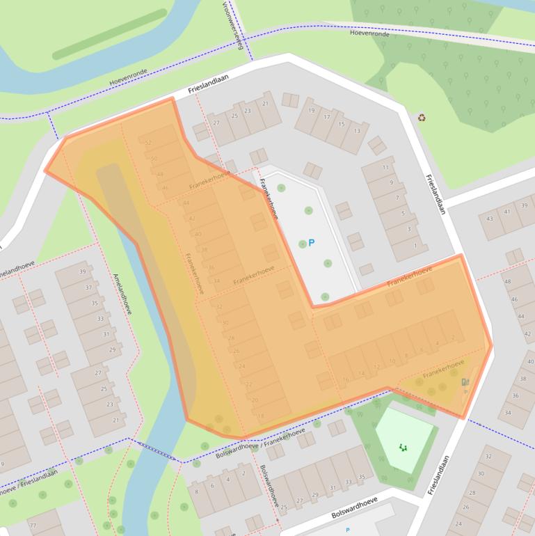 Kaart van postcodegebied 3137GC.