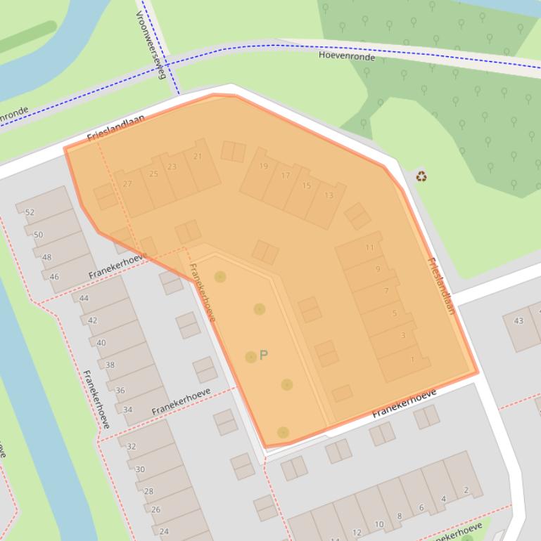 Kaart van postcodegebied 3137GD.