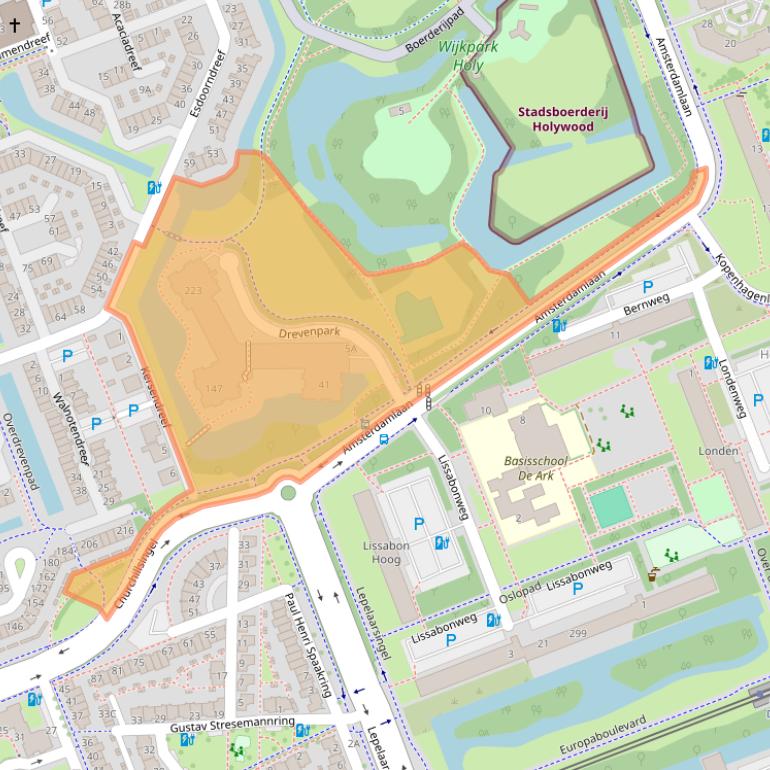 Kaart van postcodegebied 3137HB.