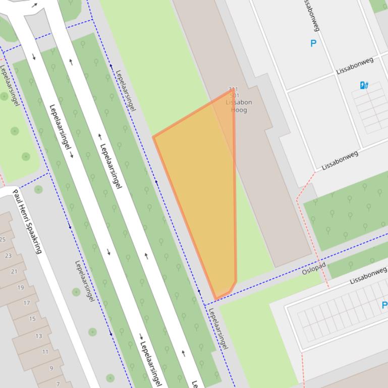 Kaart van postcodegebied 3137LM.