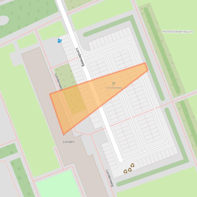 Kaart van postcodegebied 3137LX.