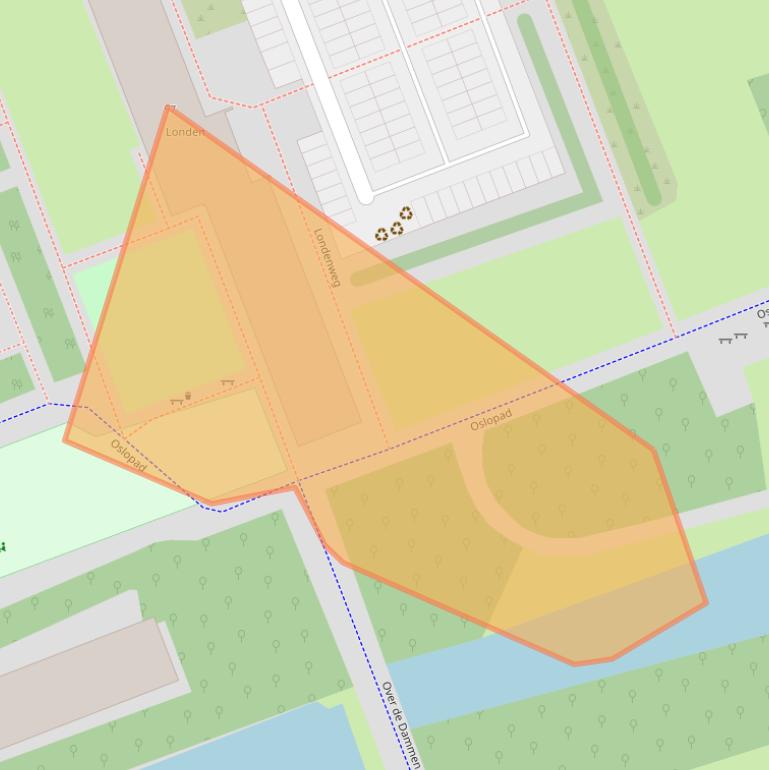 Kaart van postcodegebied 3137LZ.