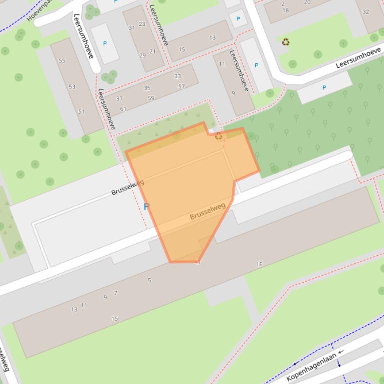 Kaart van postcodegebied 3137NM.