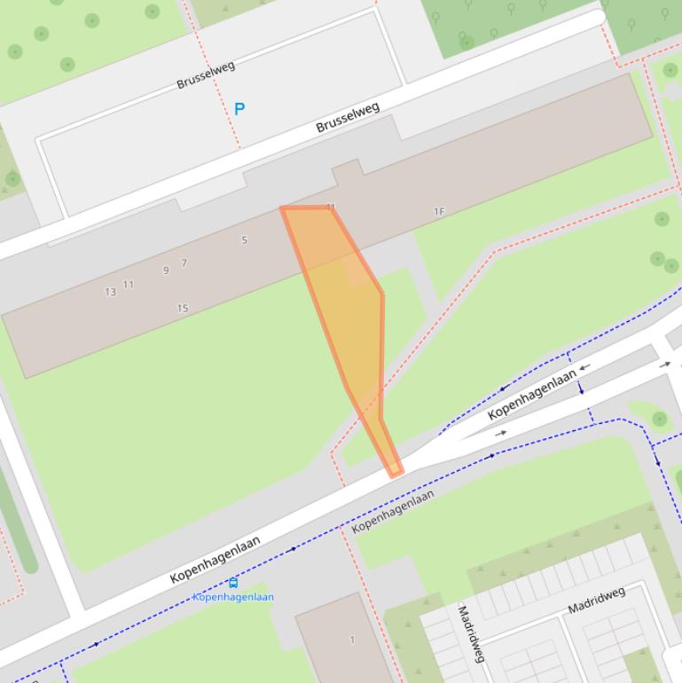 Kaart van postcodegebied 3137NN.