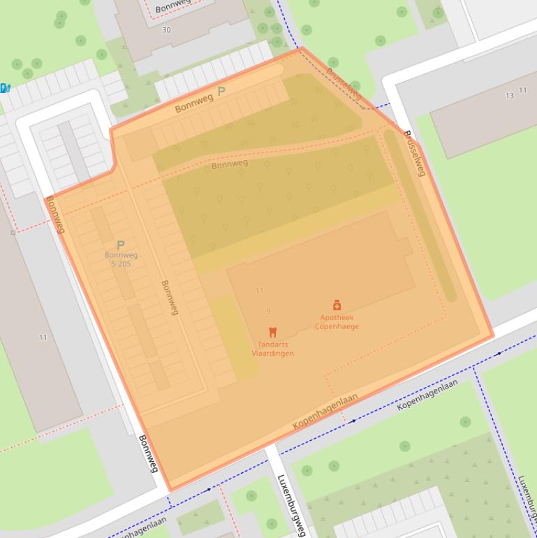 Kaart van postcodegebied 3137NP.