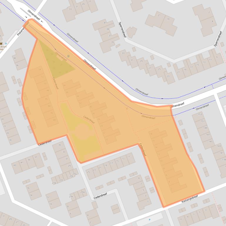 Kaart van postcodegebied 3137PB.