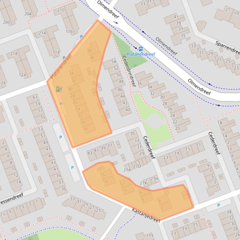 Kaart van postcodegebied 3137PG.