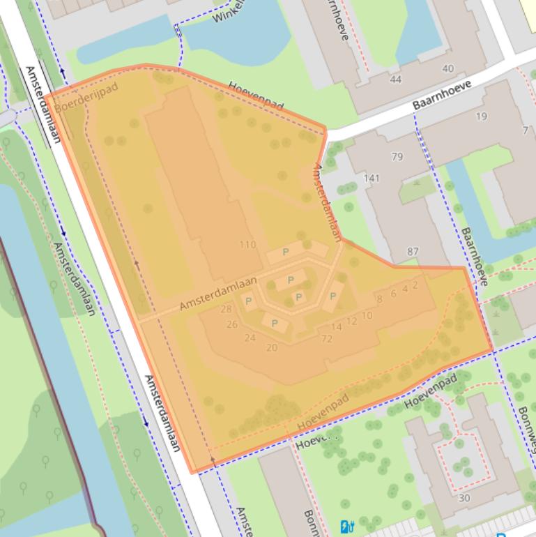 Kaart van postcodegebied 3137RK.