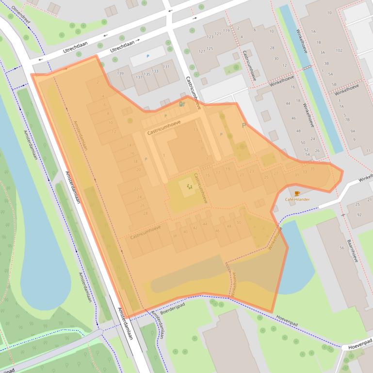 Kaart van postcodegebied 3137RN.