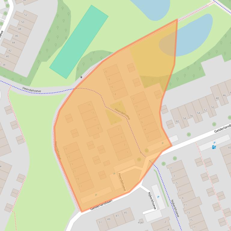 Kaart van postcodegebied 3137SG.