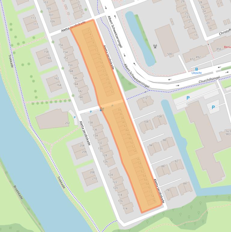 Kaart van postcodegebied 3137TB.