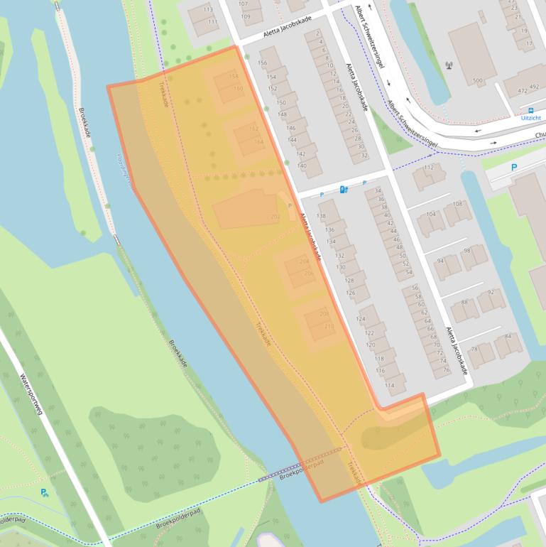 Kaart van postcodegebied 3137TE.