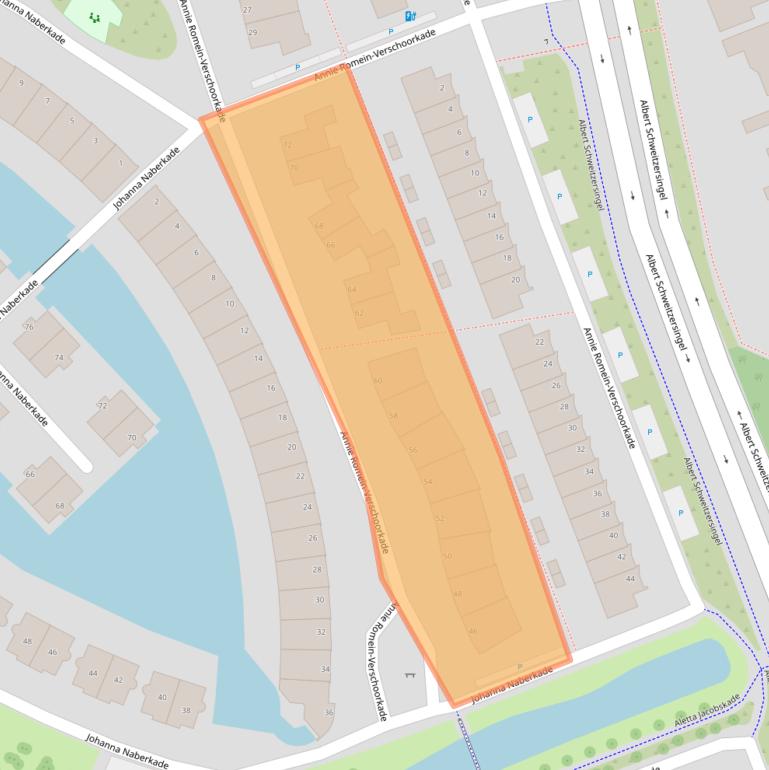 Kaart van postcodegebied 3137TT.