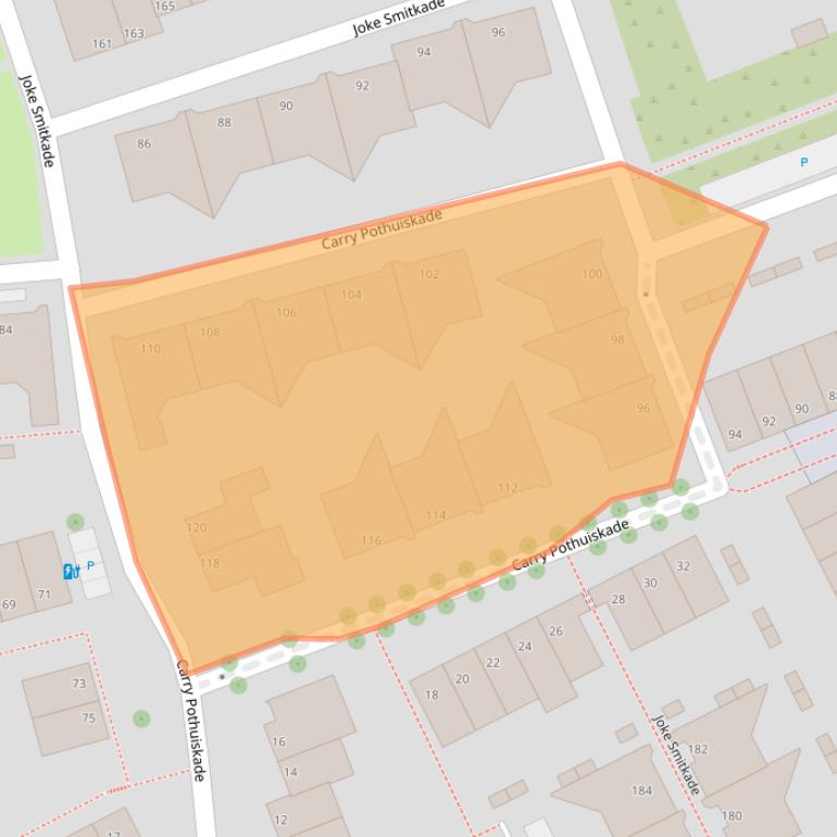 Kaart van postcodegebied 3137ZC.