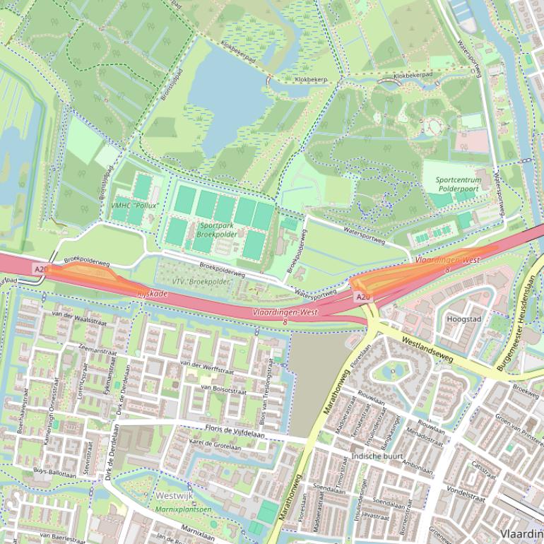 Kaart van postcodegebied 3138HB.