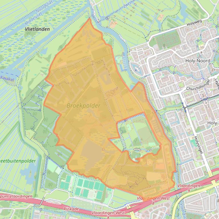 Kaart van postcodegebied 3138HD.