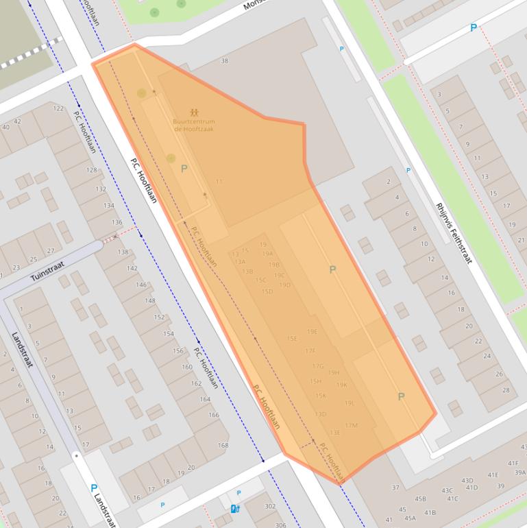 Kaart van postcodegebied 3141AB.
