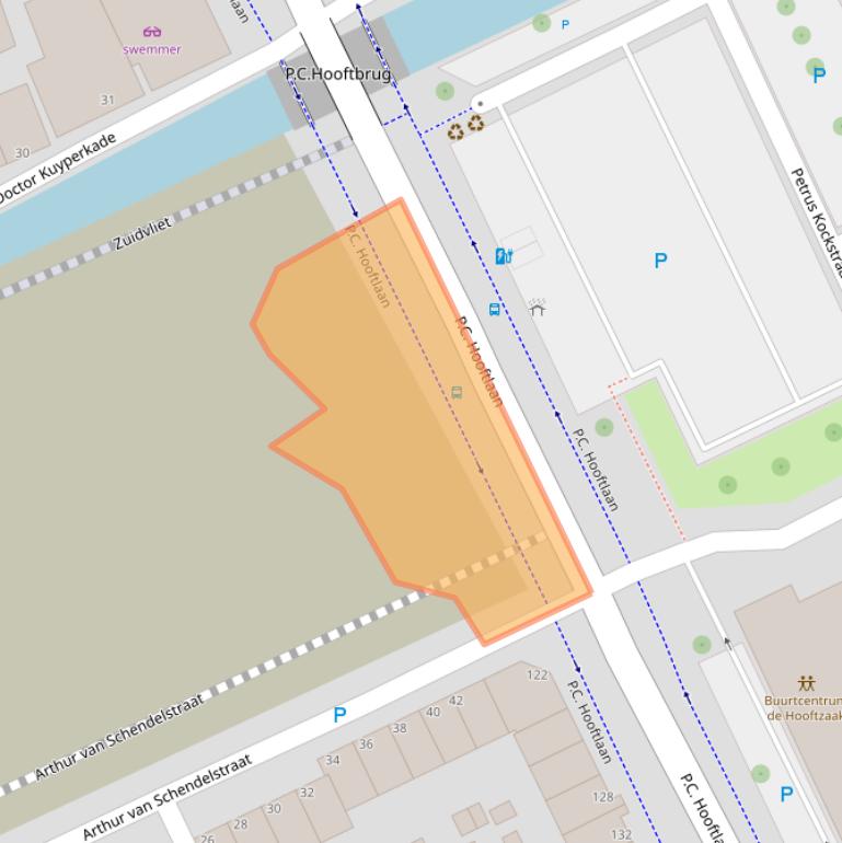 Kaart van postcodegebied 3141AG.