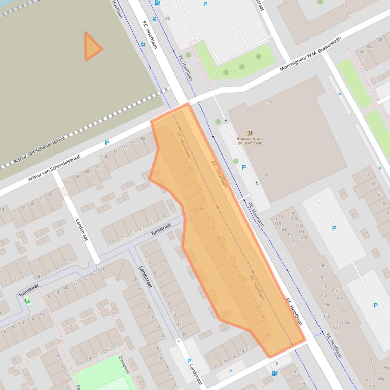 Kaart van postcodegebied 3141AH.