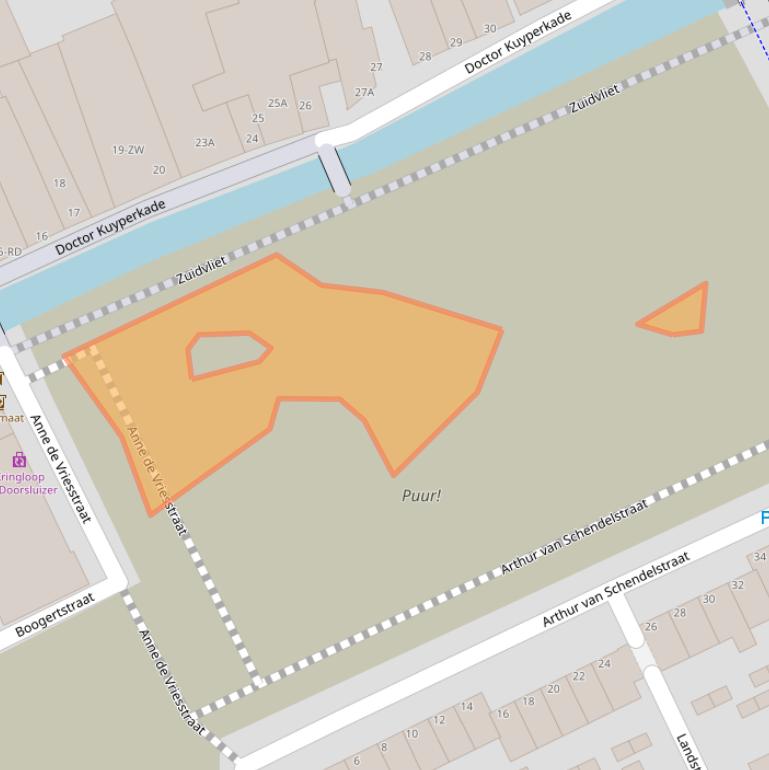 Kaart van postcodegebied 3141AM.