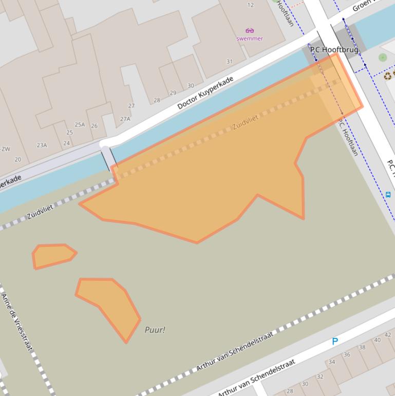 Kaart van postcodegebied 3141AN.