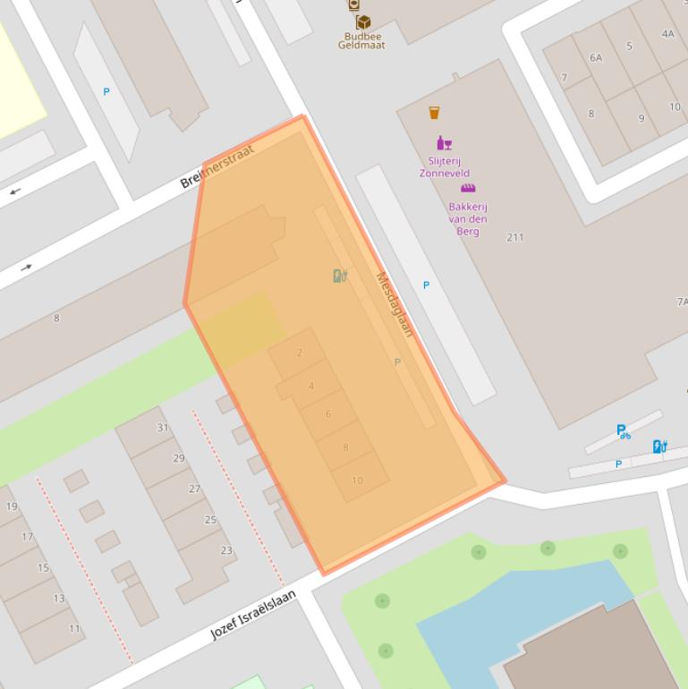 Kaart van postcodegebied 3141HG.