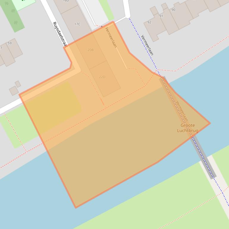 Kaart van postcodegebied 3141HP.