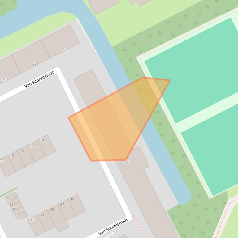 Kaart van postcodegebied 3141HS.