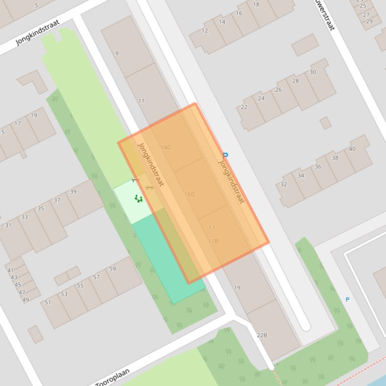 Kaart van postcodegebied 3141JH.