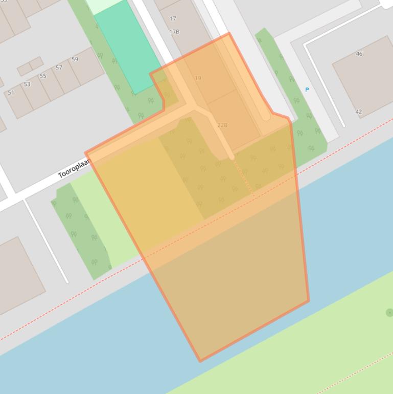 Kaart van postcodegebied 3141JJ.