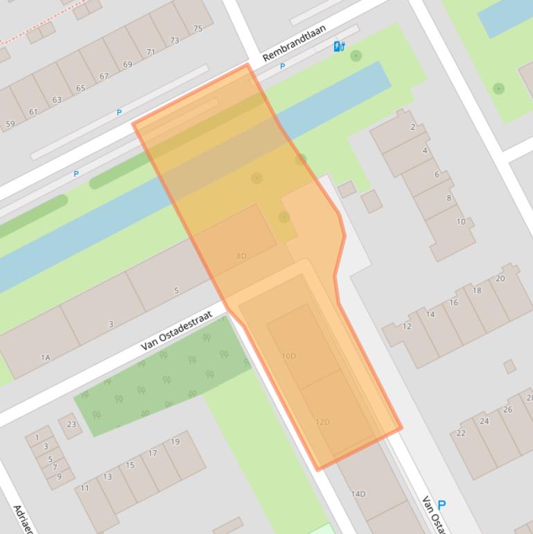 Kaart van postcodegebied 3141JL.