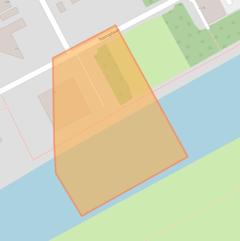 Kaart van postcodegebied 3141JS.