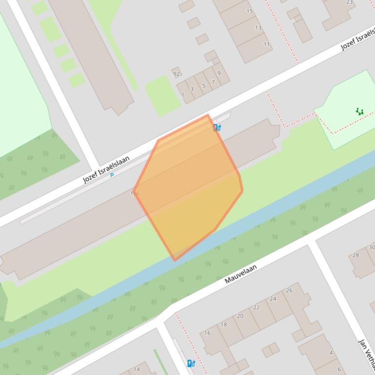 Kaart van postcodegebied 3141KE.