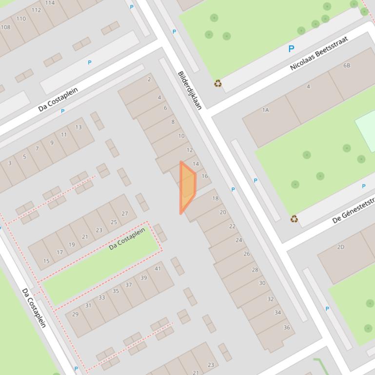 Kaart van postcodegebied 3141SE.