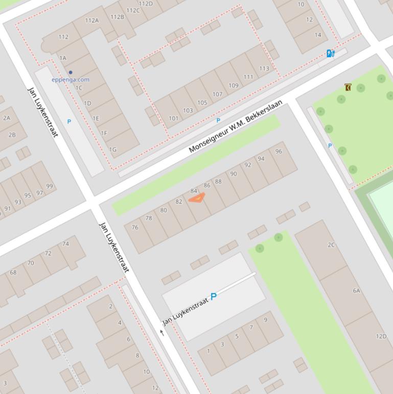 Kaart van postcodegebied 3141SP.