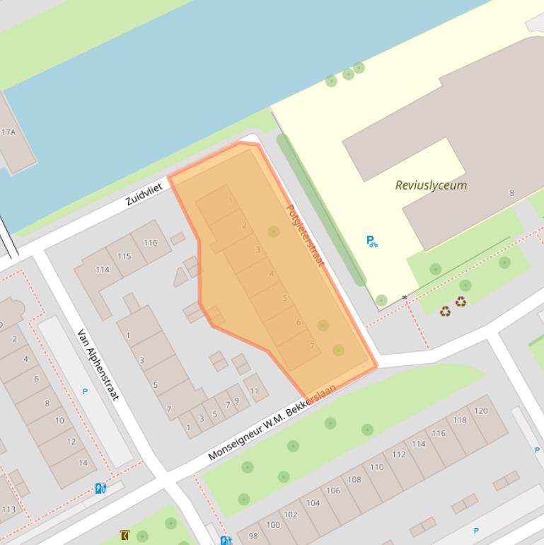 Kaart van postcodegebied 3141ST.