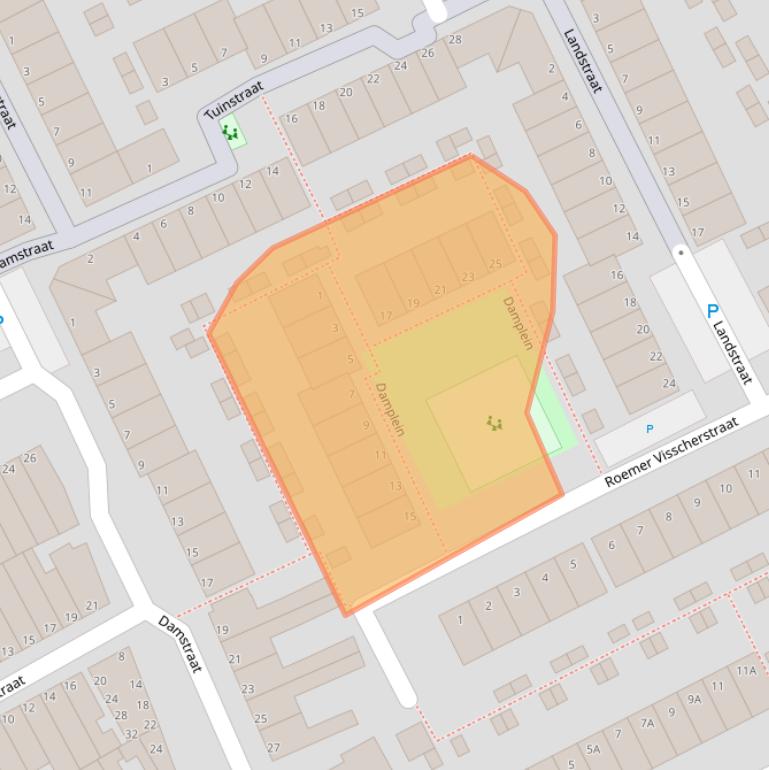 Kaart van postcodegebied 3141VA.