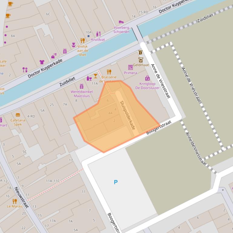 Kaart van postcodegebied 3141VV.