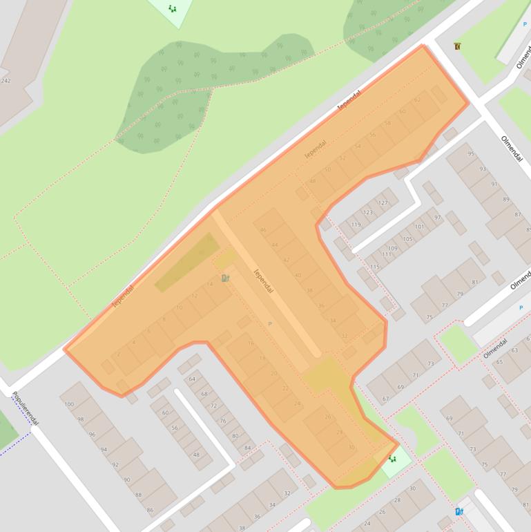 Kaart van postcodegebied 3142AG.