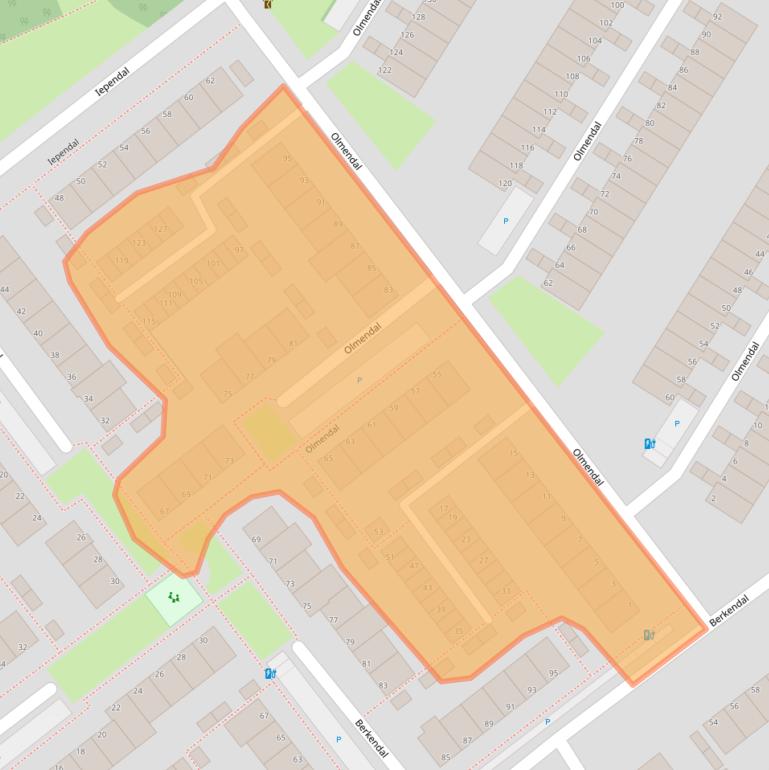 Kaart van postcodegebied 3142AH.