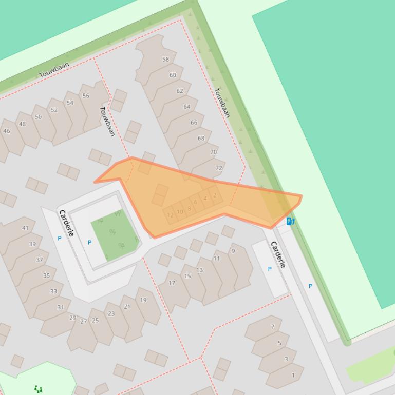 Kaart van postcodegebied 3142BB.