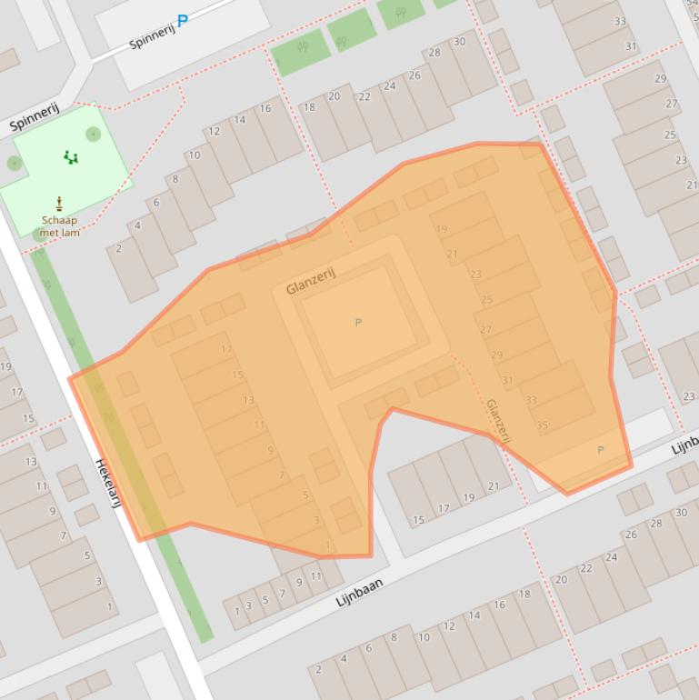 Kaart van postcodegebied 3142BC.