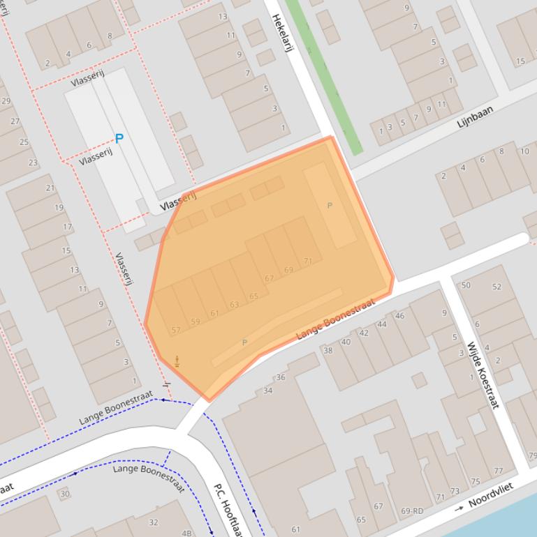 Kaart van postcodegebied 3142BG.