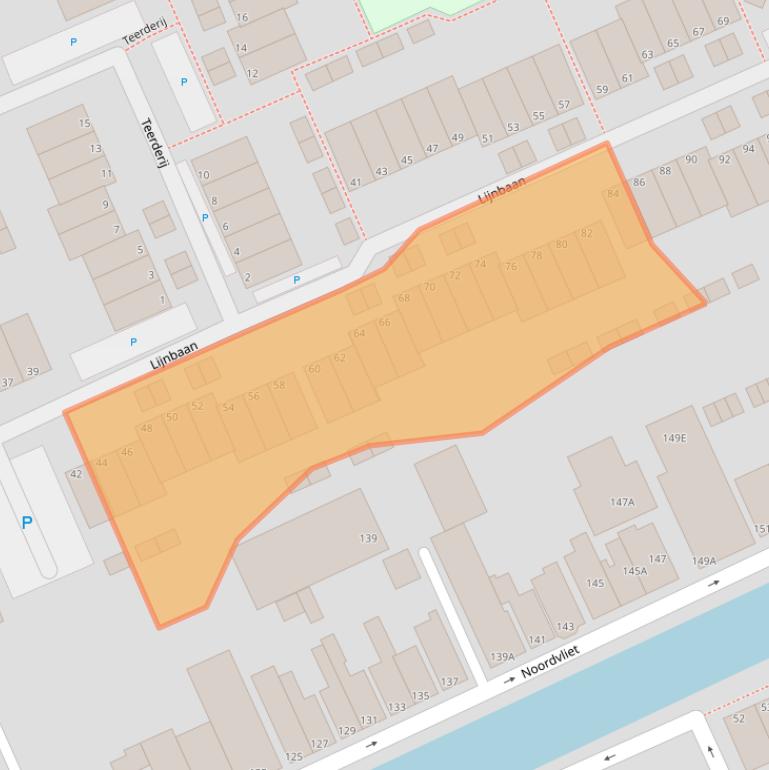 Kaart van postcodegebied 3142BL.