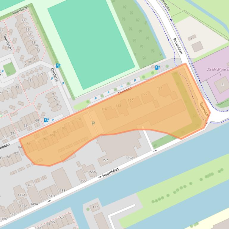 Kaart van postcodegebied 3142BM.