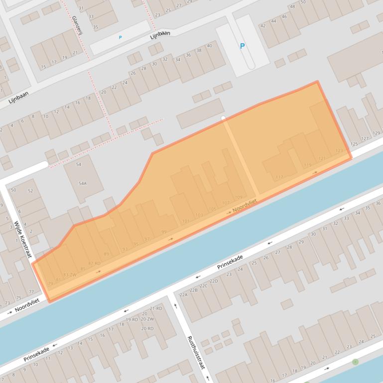 Kaart van postcodegebied 3142CK.