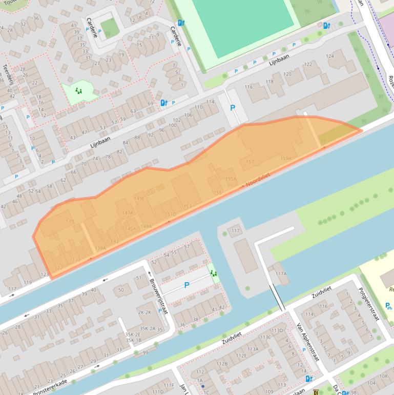 Kaart van postcodegebied 3142CL.